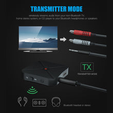 Load image into Gallery viewer, 2 IN 1 Real Stereo Bluetooth -compatible 4.2 Receiver Transmitter Bluetooth Wireless Adapter Audio With 3.5MM AUX For TV MP3 PC