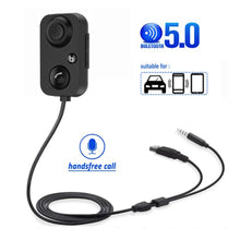 Load image into Gallery viewer, USB Car Bluetooth-compatible 5.0 Receiver Player Adapter Audio Converter LED Digital Display Handsfree Wireless Adapter