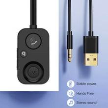 Load image into Gallery viewer, USB Car Bluetooth-compatible 5.0 Receiver Player Adapter Audio Converter LED Digital Display Handsfree Wireless Adapter
