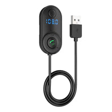 Load image into Gallery viewer, USB Car Bluetooth-compatible 5.0 Receiver Player Adapter Audio Converter LED Digital Display Handsfree Wireless Adapter