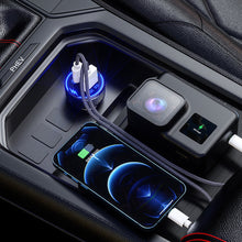 Load image into Gallery viewer, 12V/24V Dual QC3.0 USB Ports 18W Multiple Car Charger Socket with Touch Switch Fast Car Adapter Triple Aluminum Metal
