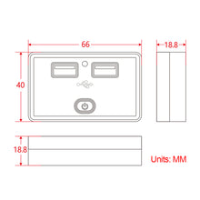 Load image into Gallery viewer, Car Charger Socket USB +PD 12V/24V USB Charging Outlet Power Adapter for Motorcycle Camper Truck ATV Boat Car RV 3.1A 4.8A