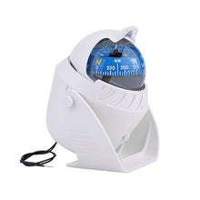 Load image into Gallery viewer, Marine HD High-Precision Magnetic Navigation Compass Gear Marine With Light Compass Guide Ball LED Light Electronic Navigation Compass Waterproof