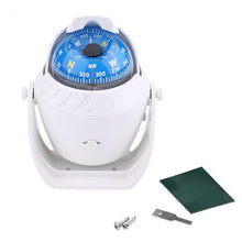 Load image into Gallery viewer, Marine HD High-Precision Magnetic Navigation Compass Gear Marine With Light Compass Guide Ball LED Light Electronic Navigation Compass Waterproof
