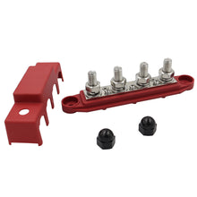 Load image into Gallery viewer, RV Ship 4 Post Power Distribution Block Terminal Screw M8 M10 High Current Wiring Stud Battery Junction Block