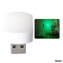 Load image into Gallery viewer, USB Plug Lamp Computer Mobile Power Charging USB Small Book Lamps LED Eye Protection Reading Light Small Round Light Night Light