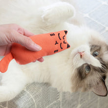 Load image into Gallery viewer, Cute Cat Face Catnip Cats Toy Kitten Teeth Chewing Biting Plush Toys Cat Plush Thumb Pillow Pet Accessories