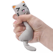 Load image into Gallery viewer, Cute Cat Face Catnip Cats Toy Kitten Teeth Chewing Biting Plush Toys Cat Plush Thumb Pillow Pet Accessories