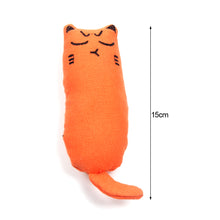Load image into Gallery viewer, Cute Cat Face Catnip Cats Toy Kitten Teeth Chewing Biting Plush Toys Cat Plush Thumb Pillow Pet Accessories