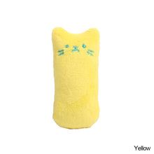 Load image into Gallery viewer, Cute Cat Face Catnip Cats Toy Kitten Teeth Chewing Biting Plush Toys Cat Plush Thumb Pillow Pet Accessories