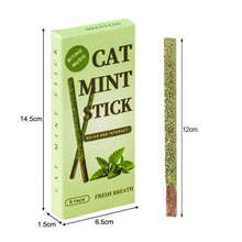 Load image into Gallery viewer, 6 Sticks/Box Cat Chewing Toys 100% Natural Silver Vine Catnip Toys Sticks Kittens Teeth Cleaning Stick For Cats