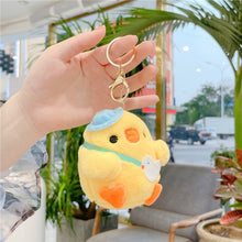 Load image into Gallery viewer, 10cm Cute Chicken Plush Toys Key Chain Bag Pendant Cute Chick Doll for Kids Children Birthday Christmas Gifts Toys
