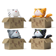 Load image into Gallery viewer, Cute Cat Figurines Miniature Cartoon Animal Decor Figure Craft Ornament Micro Landscape Kawaii Desk Car Interior Accessories Home Decoration Kids Gift