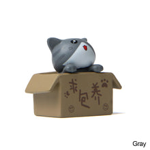 Load image into Gallery viewer, Cute Cat Figurines Miniature Cartoon Animal Decor Figure Craft Ornament Micro Landscape Kawaii Desk Car Interior Accessories Home Decoration Kids Gift