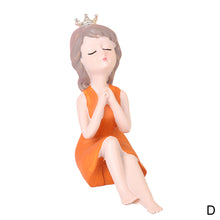 Load image into Gallery viewer, Nordic Style Girl Sculpture Character Resin Model Ornament Car Interior Decoration Figurines Home Office Decor Miniature
