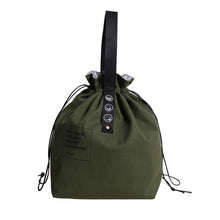 Load image into Gallery viewer, Insulated Cotton Bento Bag Adjustable Drawstring Design Wide Opening Tote School Lunch Handbag Dinner Container Food Storage Bags Picnic Accessories