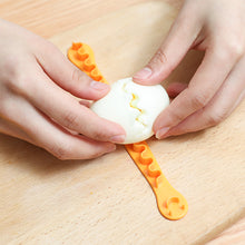 Load image into Gallery viewer, 2 Pcs Fancy Cooked Eggs Cutter Creative Lace Egg Maker Boiled Eggs Bento Cut Flower Shaper Funny Eggs Silcer Random Color Lovely Breakfast Making Tools
