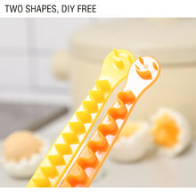 Load image into Gallery viewer, 2 Pcs Fancy Cooked Eggs Cutter Creative Lace Egg Maker Boiled Eggs Bento Cut Flower Shaper Funny Eggs Silcer Random Color Lovely Breakfast Making Tools