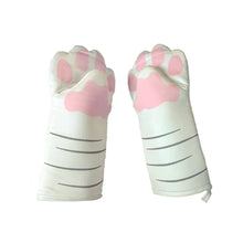 Load image into Gallery viewer, 1 pc Cute Cartoon Cat Paws Oven Mitts Cat Claw Cotton Baking Insulation Gloves Microwave Heat Resistant Anti-scald Non-slip Glove