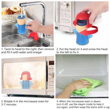Load image into Gallery viewer, Kitchen Mama Microwave Cleaner Cool Chilly Mama Fridge Cleaner Freezer Odor Remover Freshener Holder Oven Steam Cleaner Appliances for Refrigerator Cleaning
