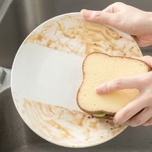Load image into Gallery viewer, Toast Bread Shape Dish-washing Sponges Softer Sandwich Magic Sponge Washable Scrubber Tools for Pots Dishes Kitchen Accessories Household Cleaning Gadget