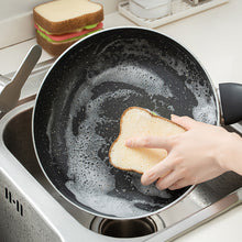 Load image into Gallery viewer, Toast Bread Shape Dish-washing Sponges Softer Sandwich Magic Sponge Washable Scrubber Tools for Pots Dishes Kitchen Accessories Household Cleaning Gadget