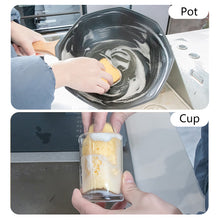 Load image into Gallery viewer, 2 pcs Creative Toast Bread Shape Dish-washing Sponges Washable Scrubber Tools for Pots Dishes Kitchen Accessories Household Cleaning Gadget
