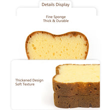 Load image into Gallery viewer, 2 pcs Creative Toast Bread Shape Dish-washing Sponges Washable Scrubber Tools for Pots Dishes Kitchen Accessories Household Cleaning Gadget