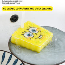 Load image into Gallery viewer, Kawaii Sponges Storage Holder Cute Cartoon Wall Mounted Sponge Sink Drain Rack Storage Basket Household Supply Kitchen Accessory