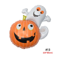 Load image into Gallery viewer, Halloween Pumpkin Ghost Balloons Decorations Spider Foil Balloons Inflatable Toys Bat Globos Halloween Party Supplies Kids Toys