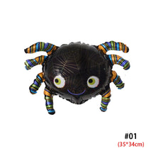 Load image into Gallery viewer, Halloween Pumpkin Ghost Balloons Decorations Spider Foil Balloons Inflatable Toys Bat Globos Halloween Party Supplies Kids Toys