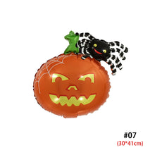 Load image into Gallery viewer, Halloween Pumpkin Ghost Balloons Decorations Spider Foil Balloons Inflatable Toys Bat Globos Halloween Party Supplies Kids Toys