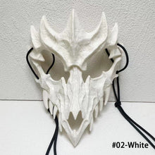 Load image into Gallery viewer, Japanese Dragon God Mask Halloween Werewolf Mask Skull Scary Half Face Mask Masquerade Ball Party Cosplay Props