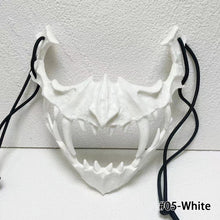 Load image into Gallery viewer, Japanese Dragon God Mask Halloween Werewolf Mask Skull Scary Half Face Mask Masquerade Ball Party Cosplay Props