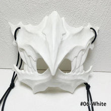 Load image into Gallery viewer, Japanese Dragon God Mask Halloween Werewolf Mask Skull Scary Half Face Mask Masquerade Ball Party Cosplay Props