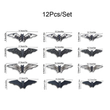 Load image into Gallery viewer, Black Bat 3D Wall Stickers Halloween Party DIY Horror Bats Decorative Wall Decal Removable Sticker Home Decor