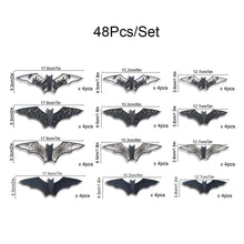 Load image into Gallery viewer, Black Bat 3D Wall Stickers Halloween Party DIY Horror Bats Decorative Wall Decal Removable Sticker Home Decor
