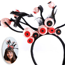 Load image into Gallery viewer, Halloween Party Headband Horror Head Buckle Halloween Decoration Funny Props Headdress For Women Men Party Decor