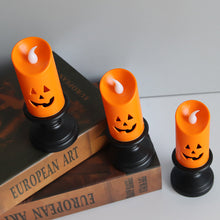 Load image into Gallery viewer, Halloween Pumpkin Candle Light LED Lights Halloween Party Supplies Lantern Lamp Ornaments Props Halloween Home Decorations