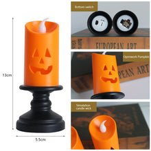 Load image into Gallery viewer, Halloween Pumpkin Candle Light LED Lights Halloween Party Supplies Lantern Lamp Ornaments Props Halloween Home Decorations