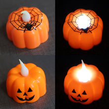 Load image into Gallery viewer, Halloween Pumpkin Candle Light LED Lights Halloween Party Supplies Lantern Lamp Ornaments Props Halloween Home Decorations