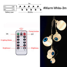 Load image into Gallery viewer, 2m 10Led Halloween Ghost Eye Led Light String Festival Bar Home Party Decor Halloween Ornament