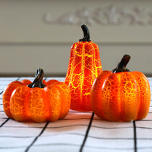 Load image into Gallery viewer, Pumpkin Candle Light Lamp Halloween Christmas Decor Gift Light Pumpkin Candlestick LED Little Night Light Home Party Table Decoration Lamp