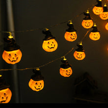 Load image into Gallery viewer, 1.5m 10Led Halloween Pumpkin Ghost Led Light String Festival Bar Home Party Decor Halloween Ornament For Home Party Supplies