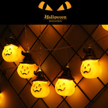 Load image into Gallery viewer, 1.5m 10Led Halloween Pumpkin Ghost Led Light String Festival Bar Home Party Decor Halloween Ornament For Home Party Supplies