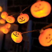 Load image into Gallery viewer, 1.5m 10Led Halloween Pumpkin Ghost Led Light String Festival Bar Home Party Decor Halloween Ornament For Home Party Supplies