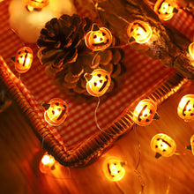 Load image into Gallery viewer, 2m 20Led Halloween Pumpkin Ghost Led Light String Festival Bar Home Party Decor Halloween Ornament For Home Party Supplies