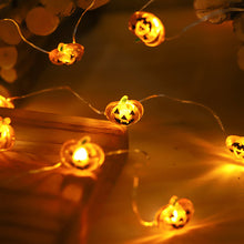 Load image into Gallery viewer, 2m 20Led Halloween Pumpkin Ghost Led Light String Festival Bar Home Party Decor Halloween Ornament For Home Party Supplies