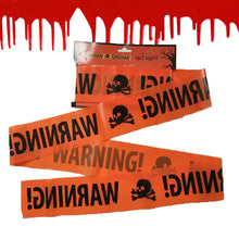 Load image into Gallery viewer, 6Mx8CM Halloween Warning Tape Signs Halloween Props Danger Warning Line New Isolation Belt Sign Party Outdoor Garden Decor