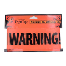 Load image into Gallery viewer, 6Mx8CM Halloween Warning Tape Signs Halloween Props Danger Warning Line New Isolation Belt Sign Party Outdoor Garden Decor